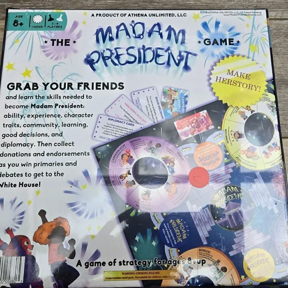 New Madam President Game - for future female leaders! Limited Inaugural Edition